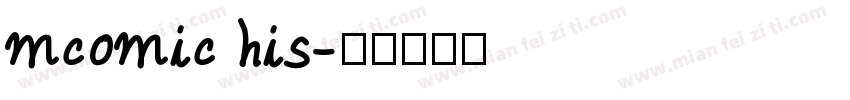 mcomic his字体转换
